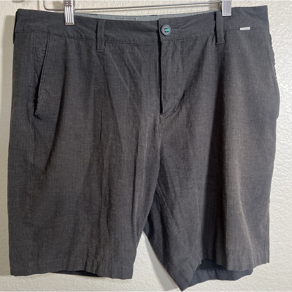 Linksoul Solid Boardwalker Shorts Mens Size 36 Gray/Brown Stretch Golf - Picture 2 of 8